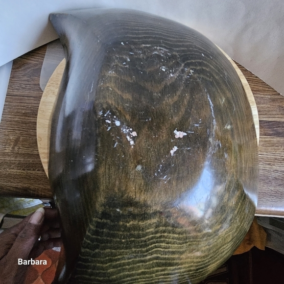 Vintage Mexican Handmade Wooden Batea or Bowl - Picture 5 of 9